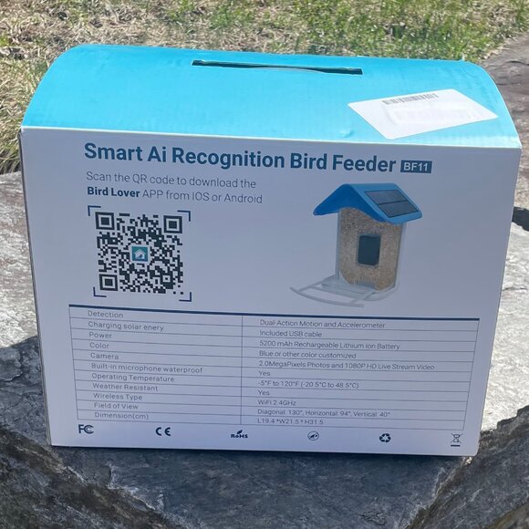 Smart AI Recognition Camera Bird Feeder (NWOT) - Picture 4 of 16